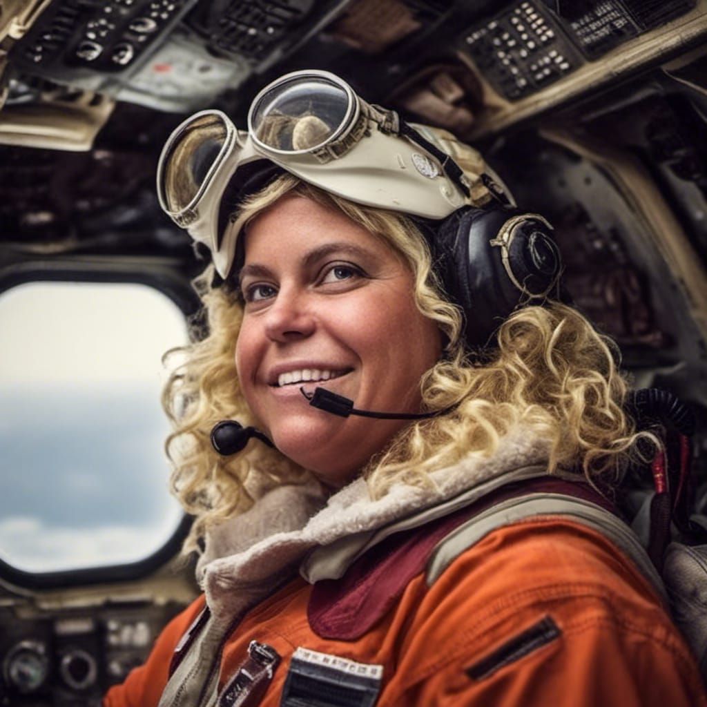 X-Wing Pilot Portrait in Photorealistic Style