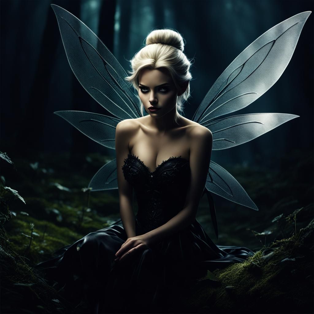 Moody Dark Fairy in High Resolution