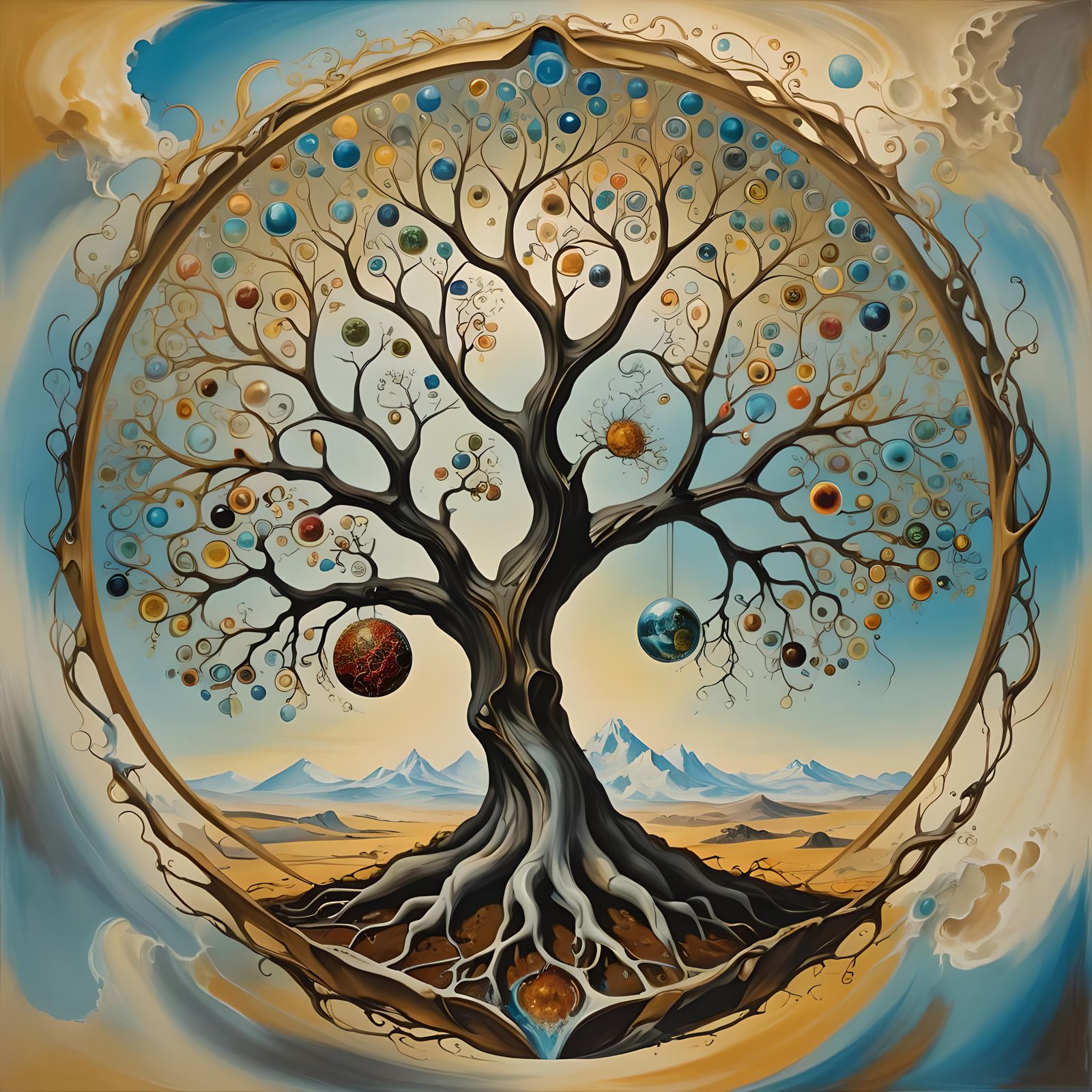 Surreal Tree of Life in Toroidal Field