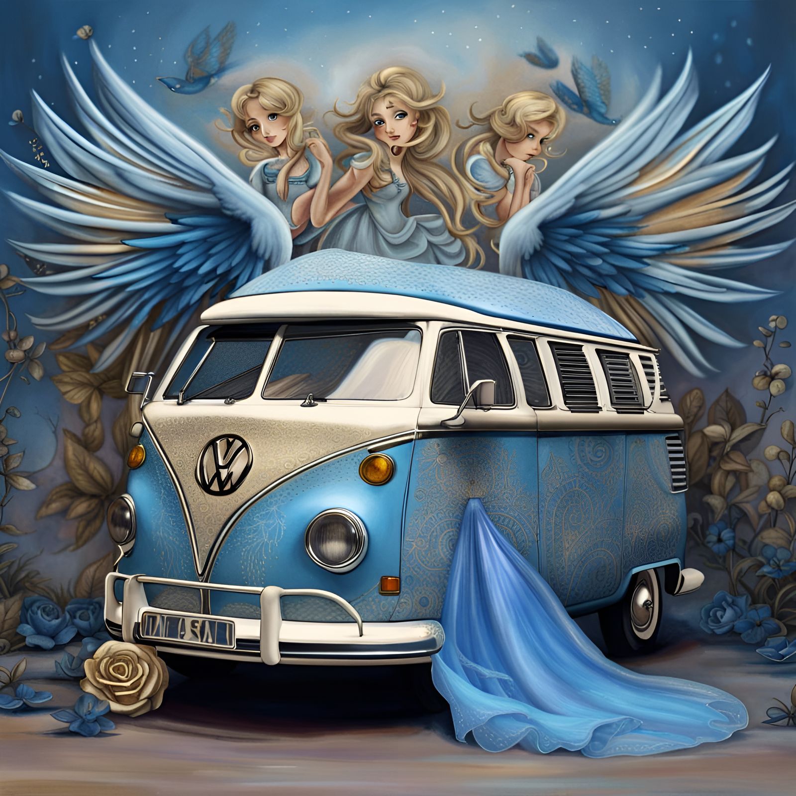 Blue Angel Camper Van #3, Masterplayer