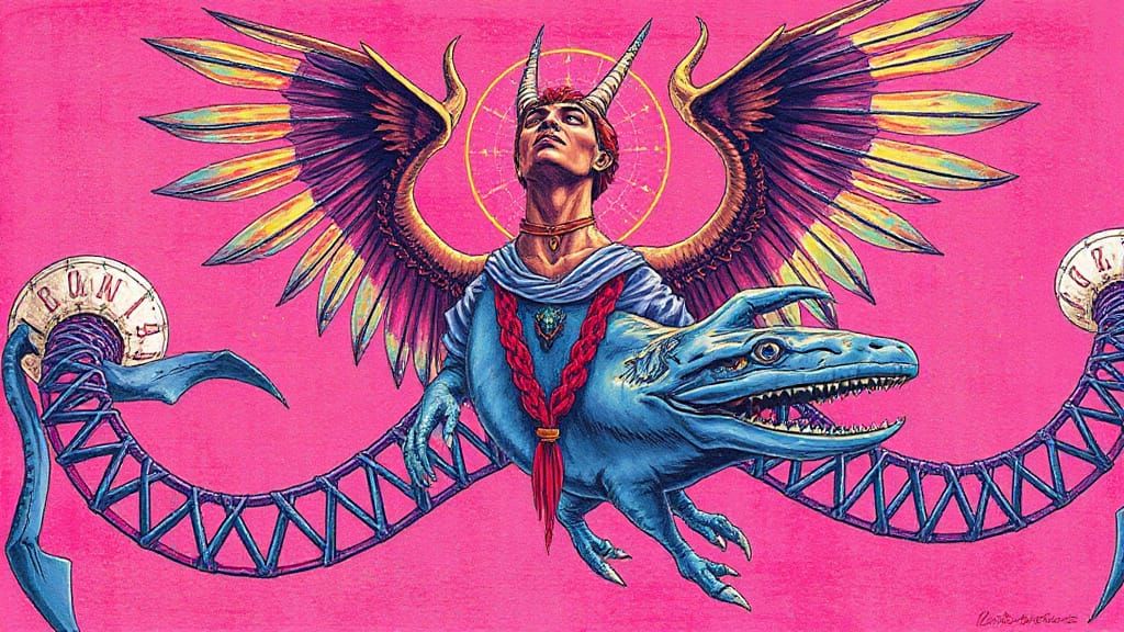 Celestial Descent into Candy Aetherworld, Manga Style