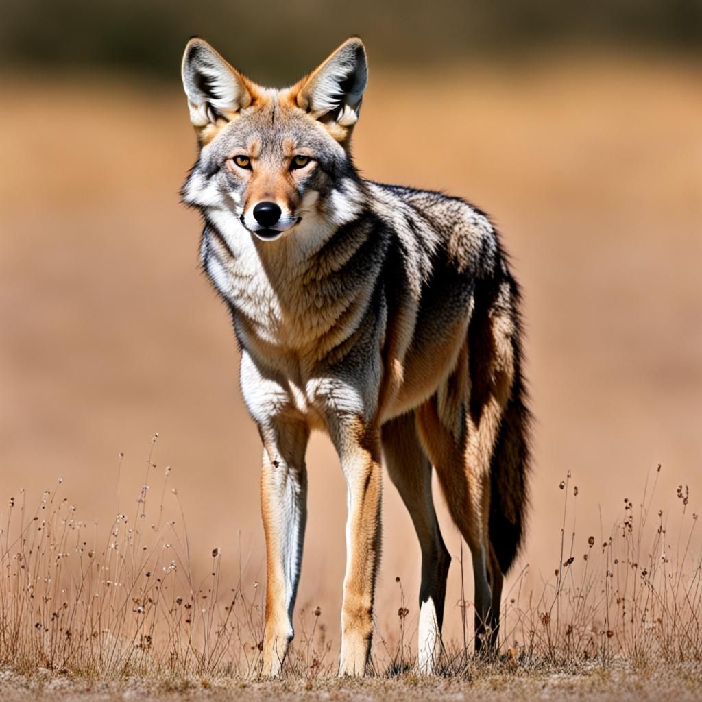 AI Generated Image of a Coyote