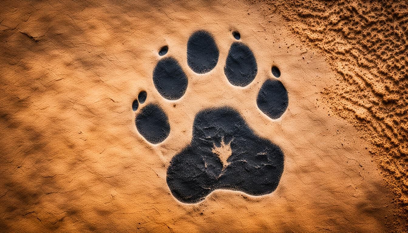 Tiger Footprint Close Up: Professional Wildlife Photography