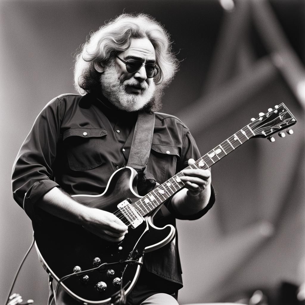 Jerry Garcia on Stage: A Grateful Dead Performance