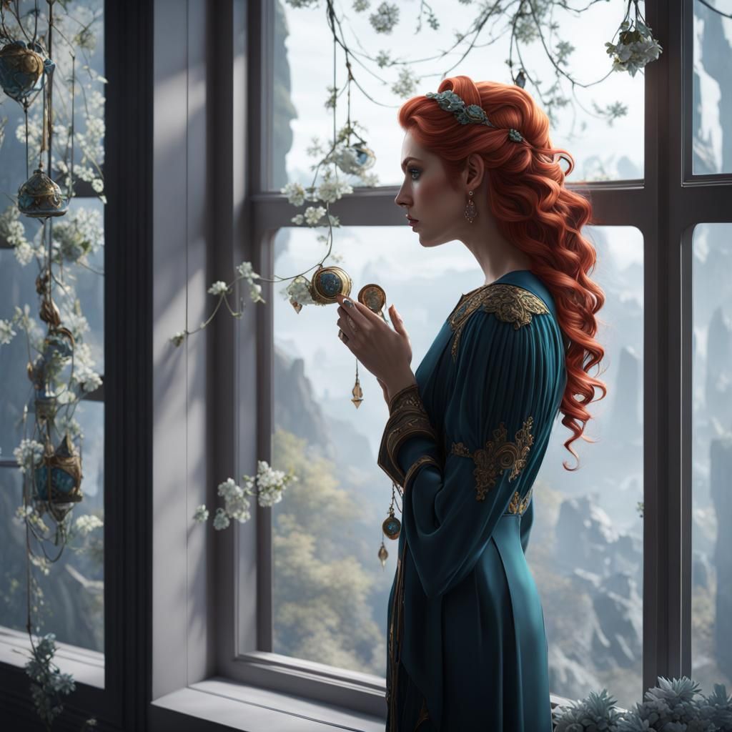 Fantasy Concept Art in Deep Color, 8K Resolution