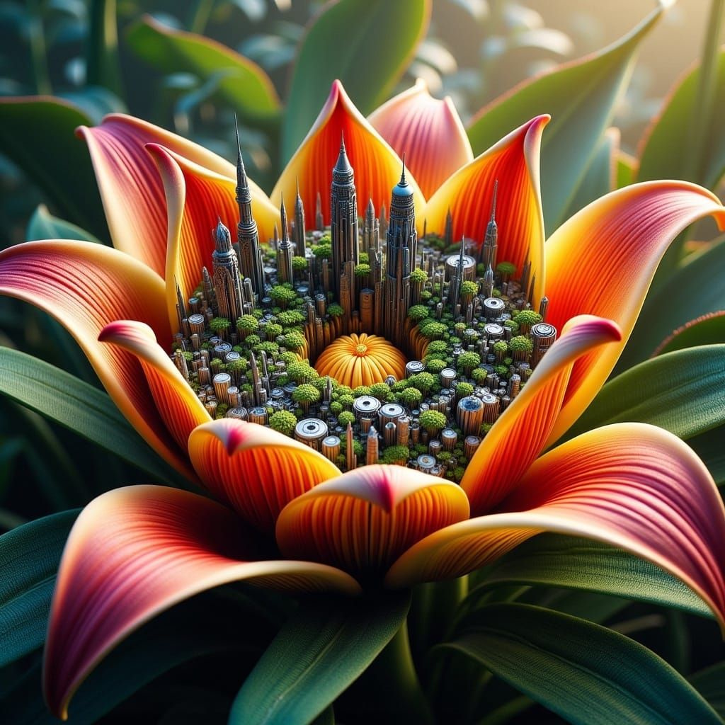Exotic Flower Jungle: A Bloomopolis Dreamscape
