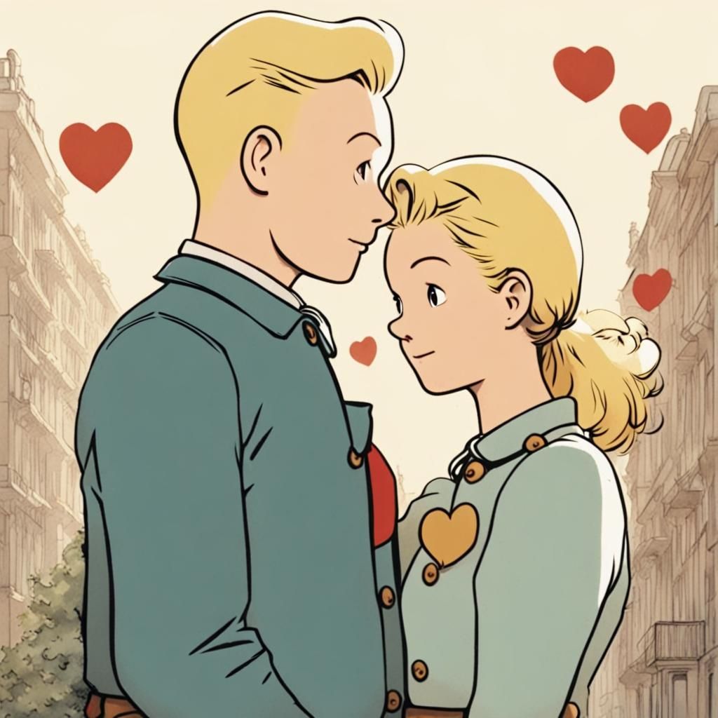 Ligne Claire, Style of Tintin