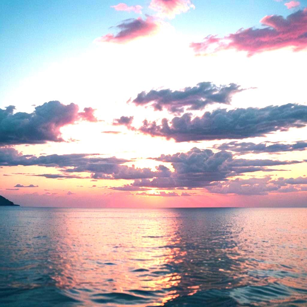 Dramatic Pink and Blue Sunset Film Still