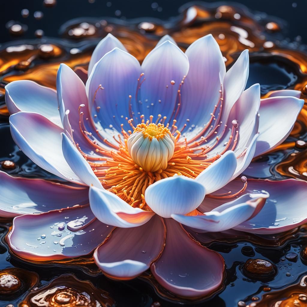 Sacred lotus flower