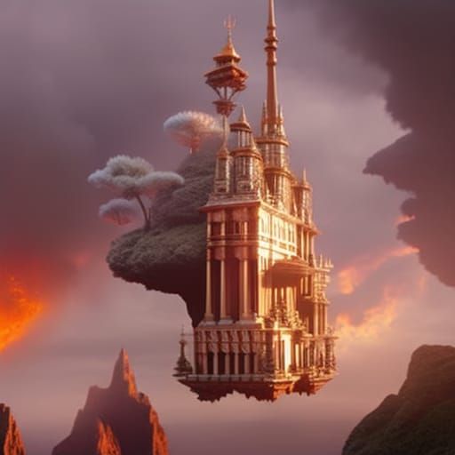 Epic April Fools' Day Digital Matte Painting