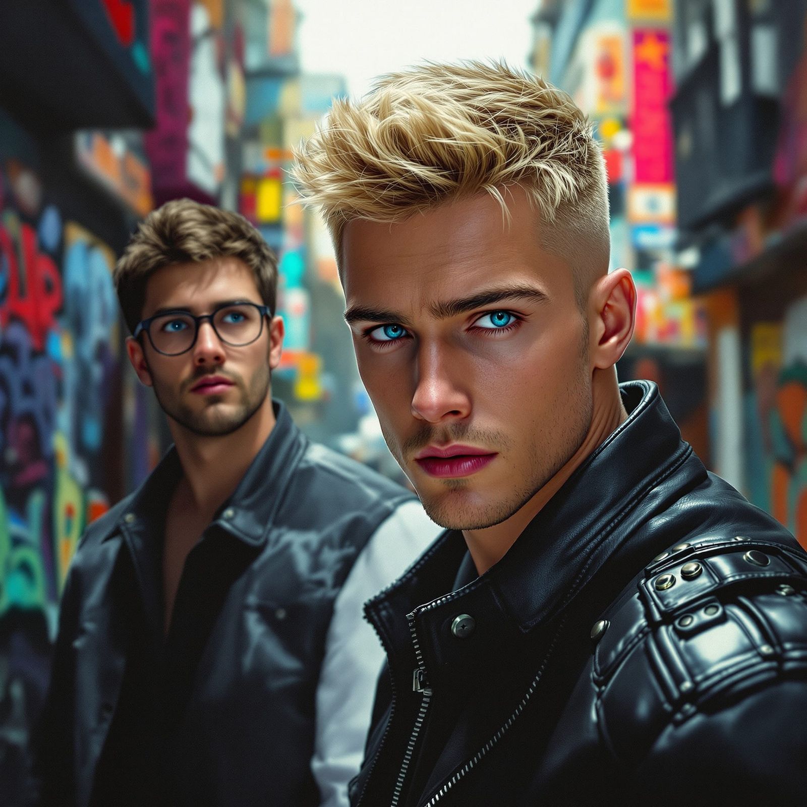 Leading the Way: Hyperrealistic City Scene in 8k