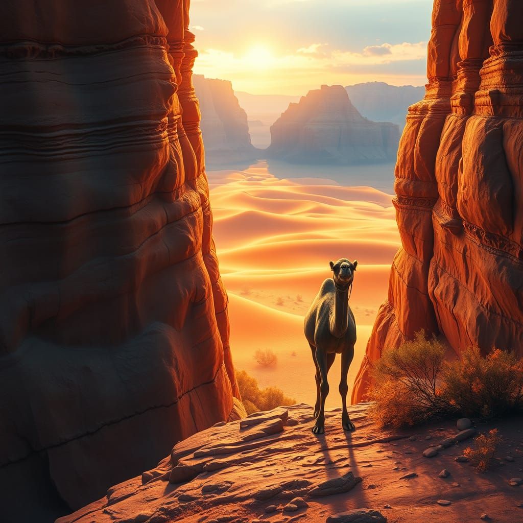 Cozy Desert Oasis at Sunset