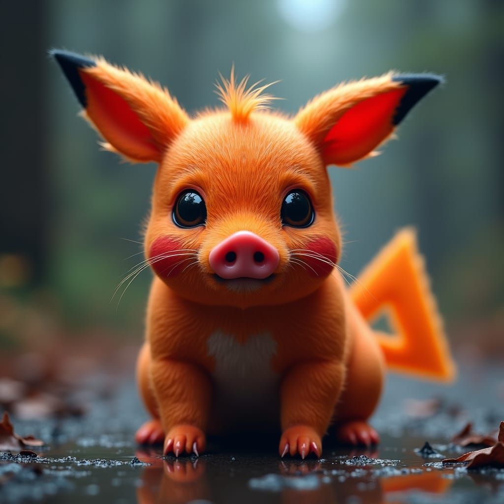 Hyperrealistic Hybrid Creature in Cinematic Lighting