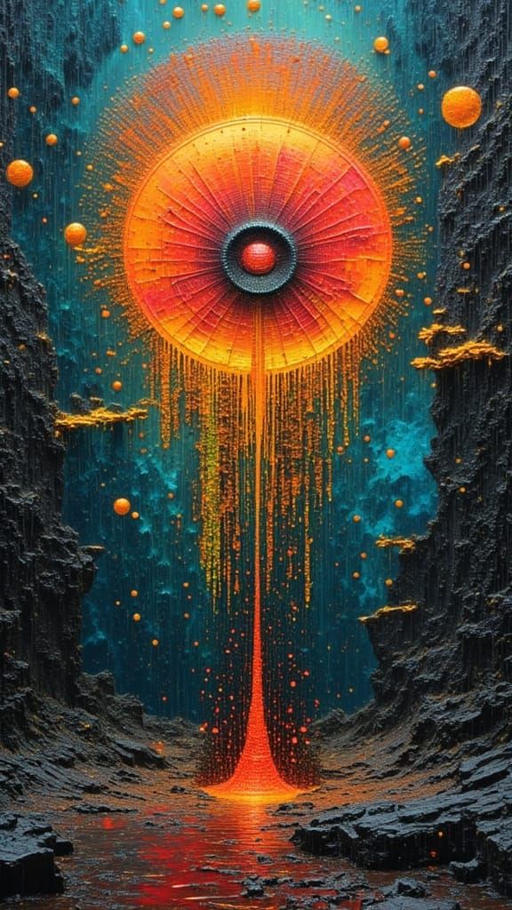 Surreal Muslinpunk Melts into Iridescent Radiation