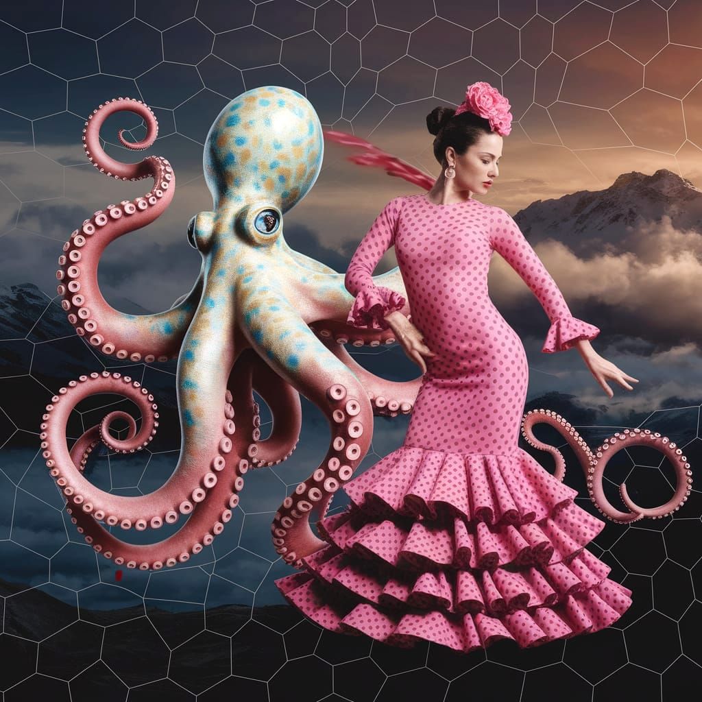 Flamenco and octopus