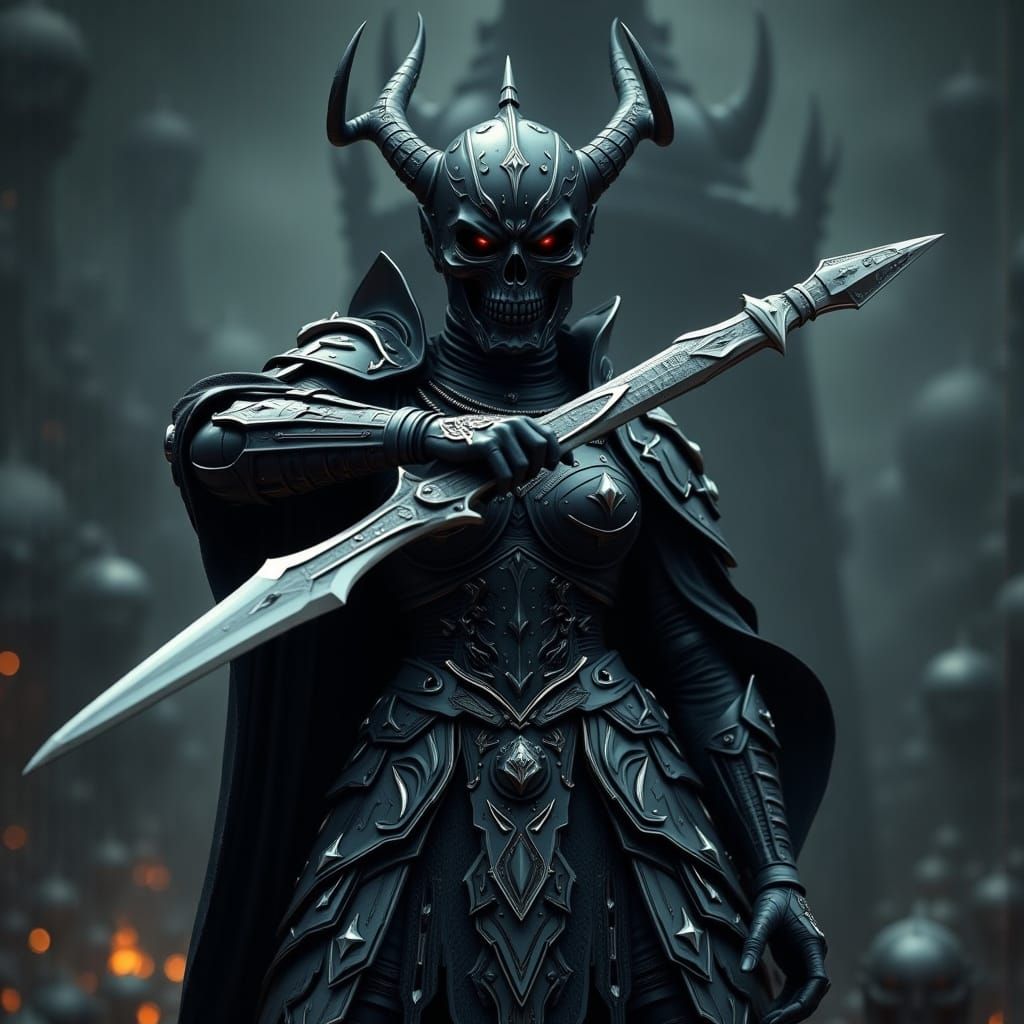 Witches at Black Mass in Dark Steel Style