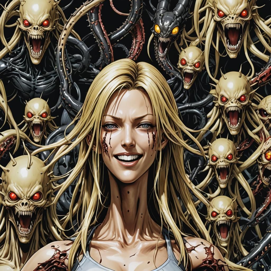 Parasite Eve Transformation: Mitochondria Monster in Comic S...