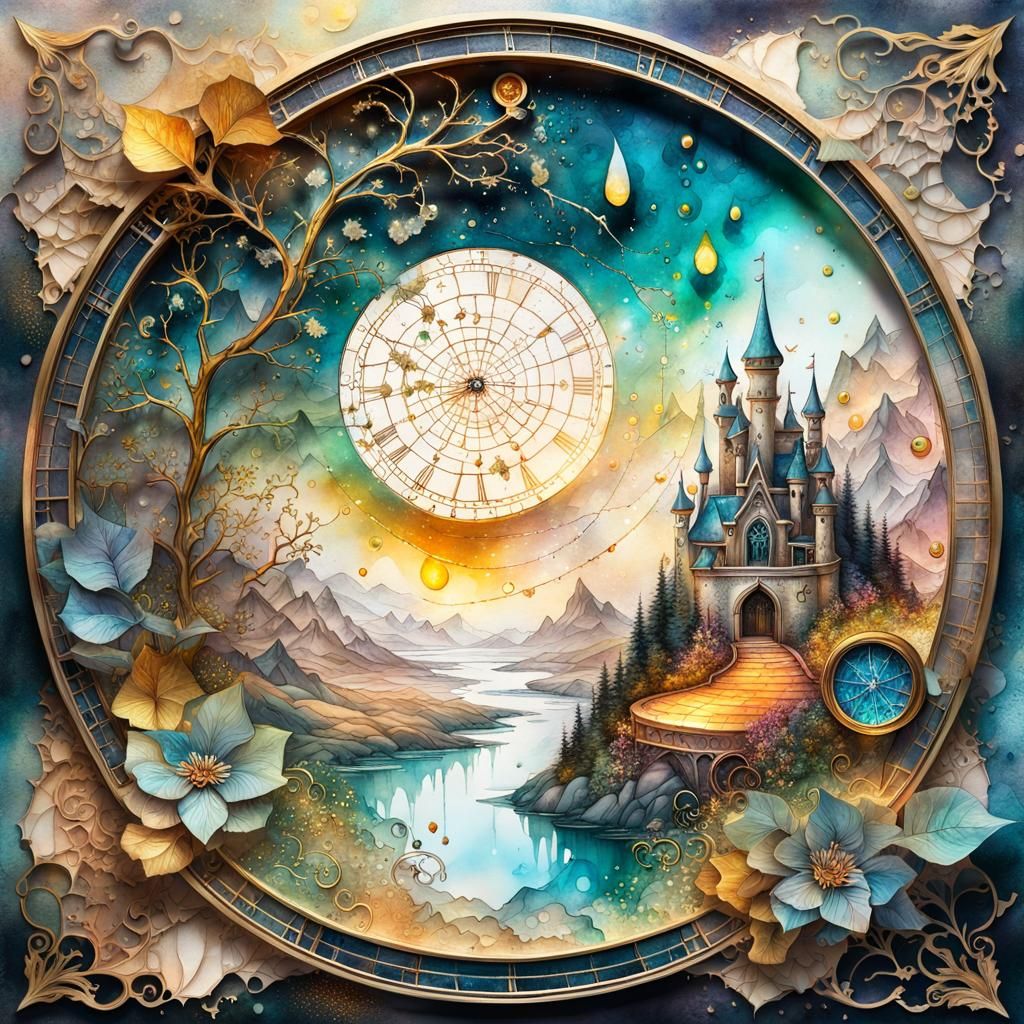 3D, Fantasy art, realistic painting, mystical and ultra high...