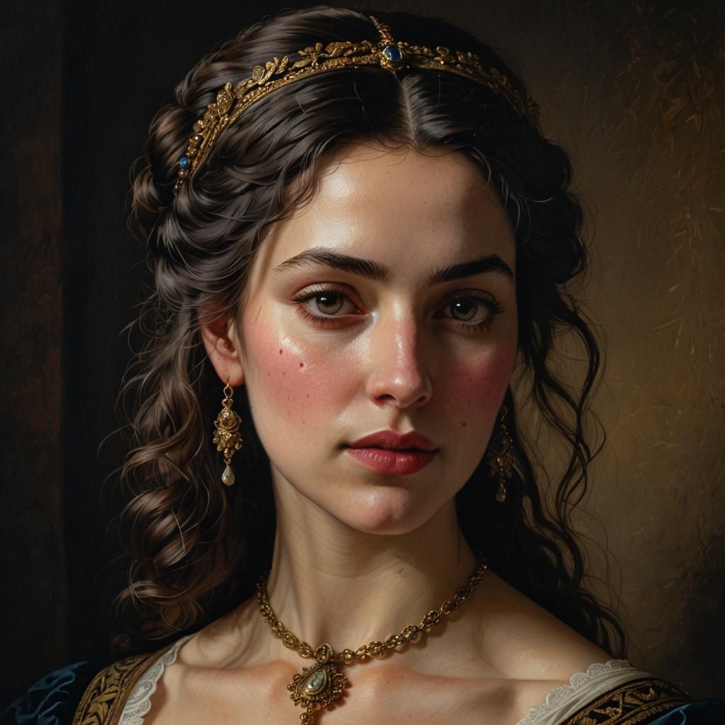 Seventeenth Century French Noblewoman Portrait