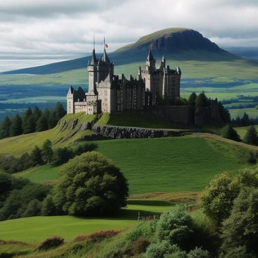 Scottish Hill Country: A Castle Landscape