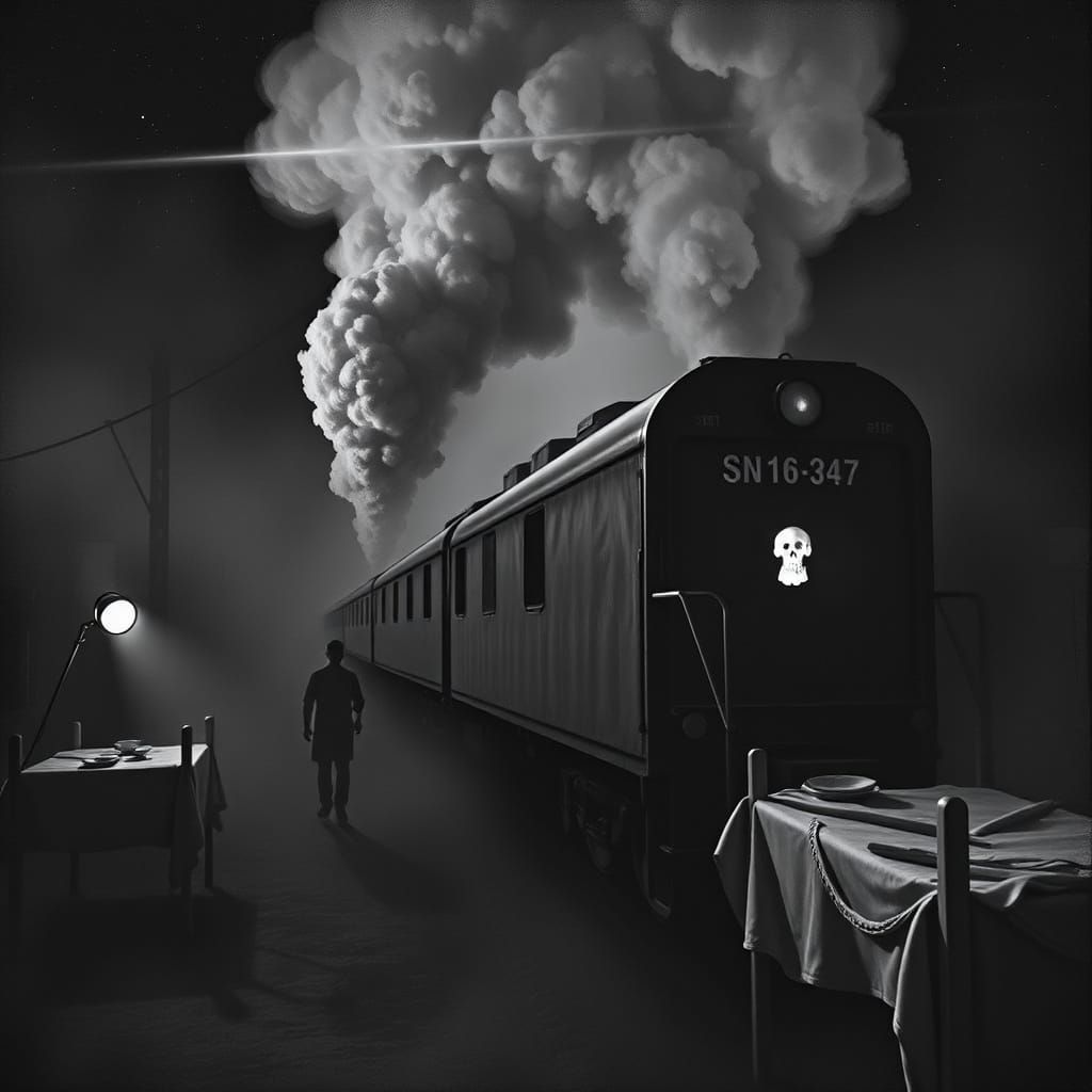 Spanish train. At Station