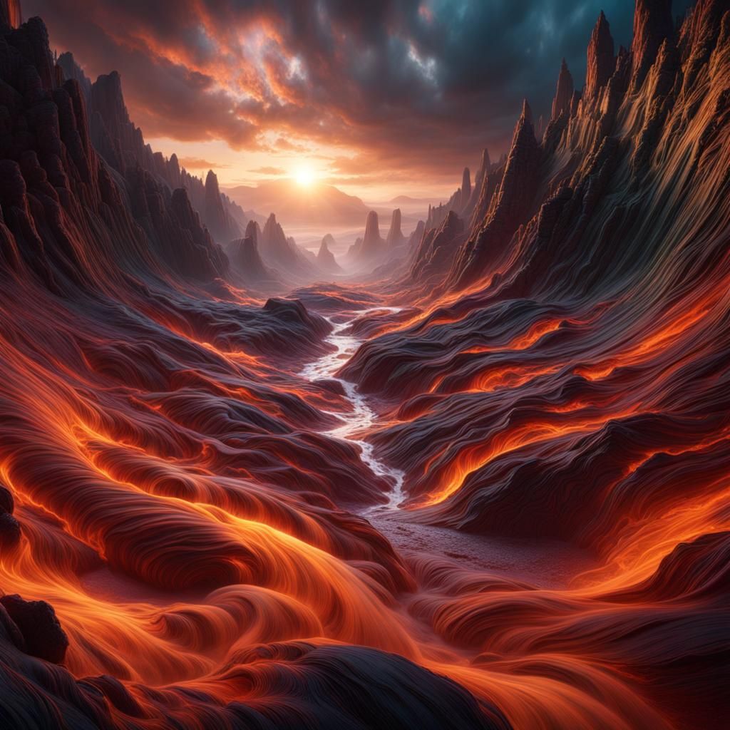 Laminar to Turbulent Flow: Scientific Photo