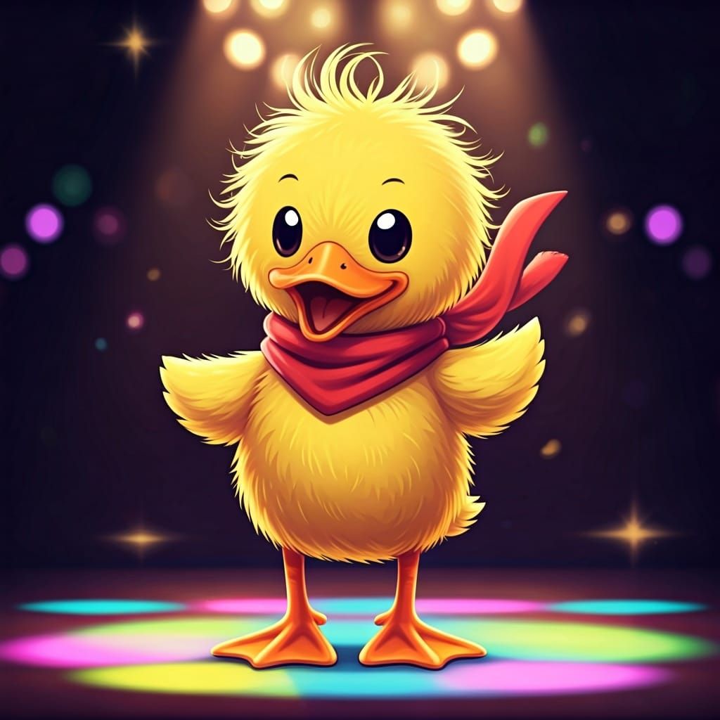 Alfred J. Kwak Dances in a Flashy Disco