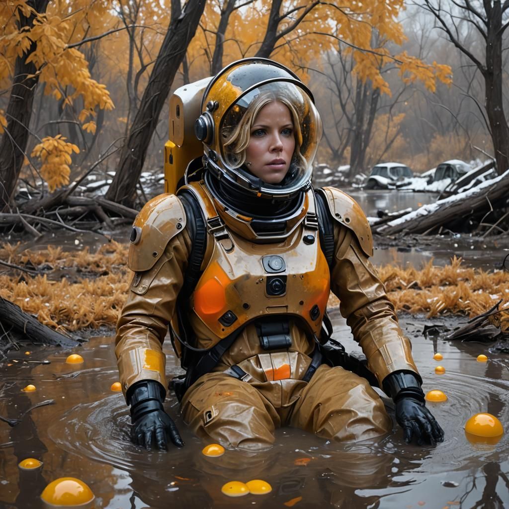 Post-Apocalyptic Kate Beckinsale in Sci-Fi Blizzard
