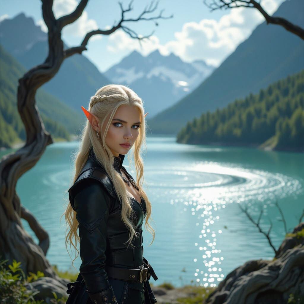 Elf Girl by Silver Lake in Parallel World