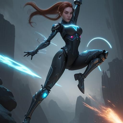 Kim Possible as Sci-Fi Magic Warrior