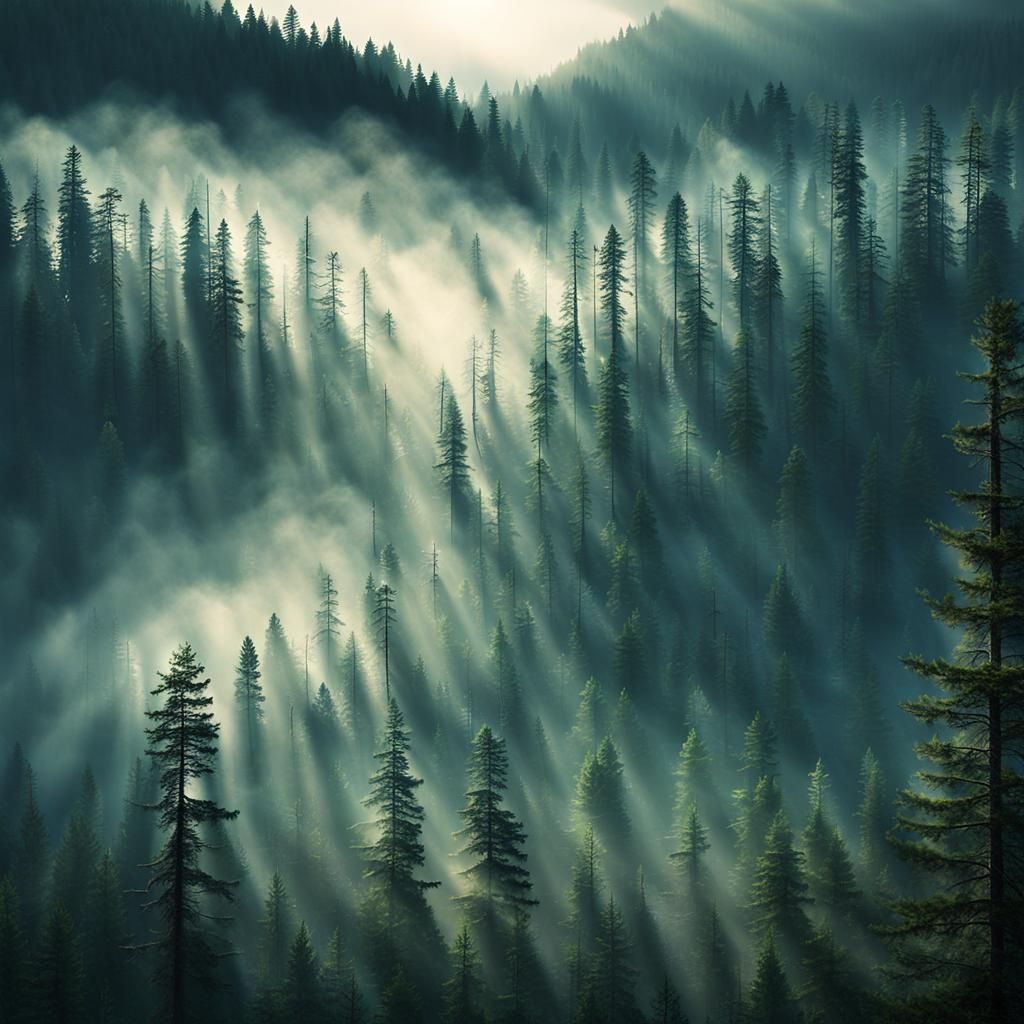 Ethereal Mist in Banff National Park