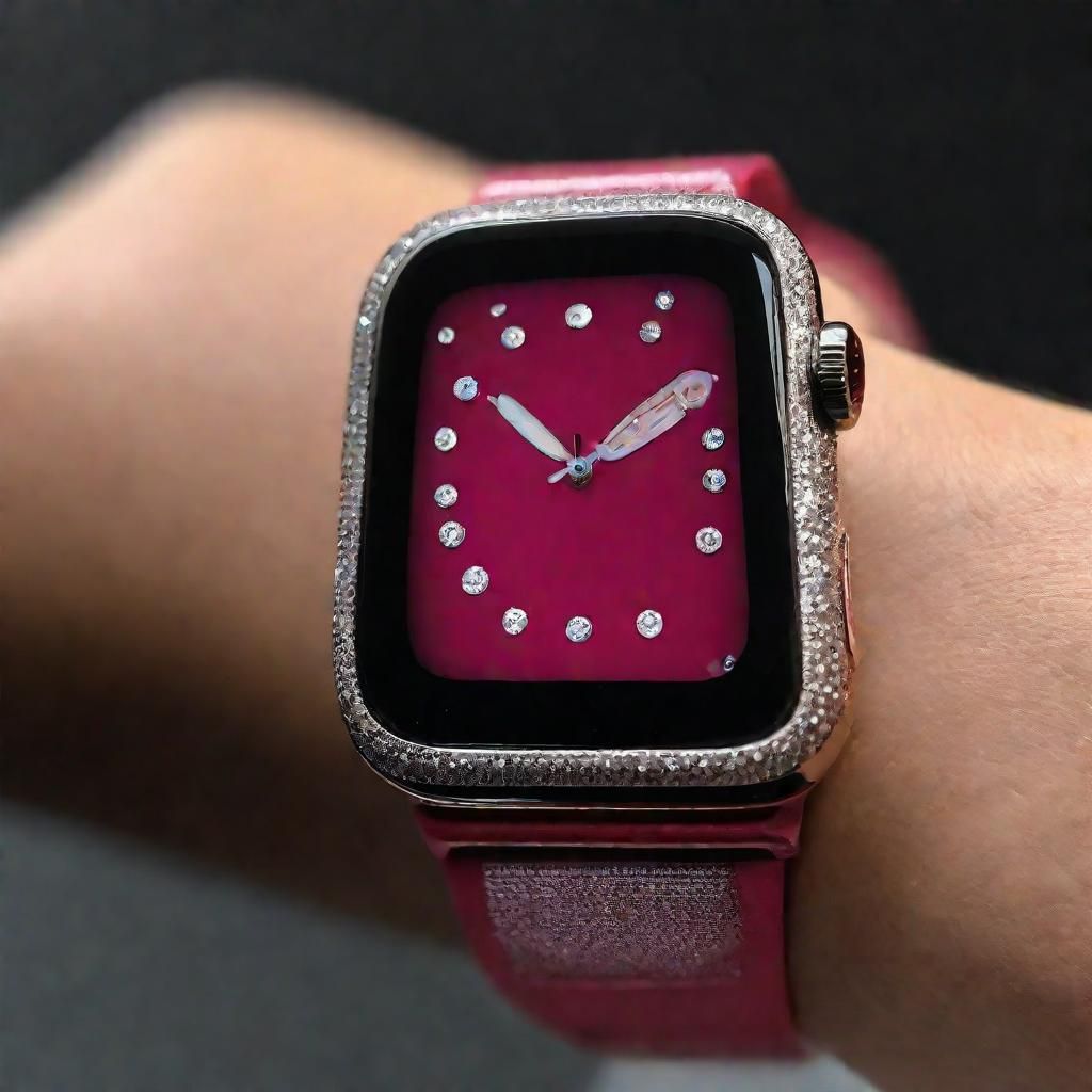 Ruby and Diamond Apple Watch