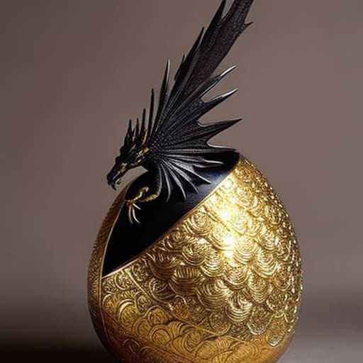 Black Dragon Hatching: a Neosurrealist Masterpiece