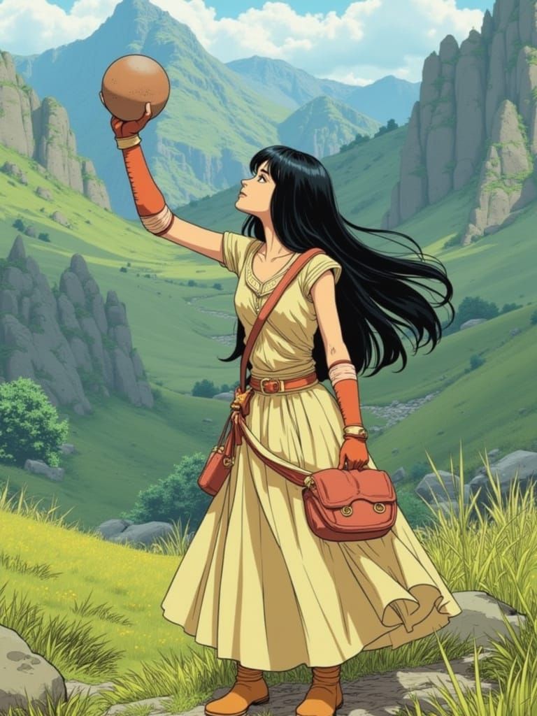 <lora:Bliteus:0.6> <lora:Limen:0.2> Nausicaä of the Valley of the Wind