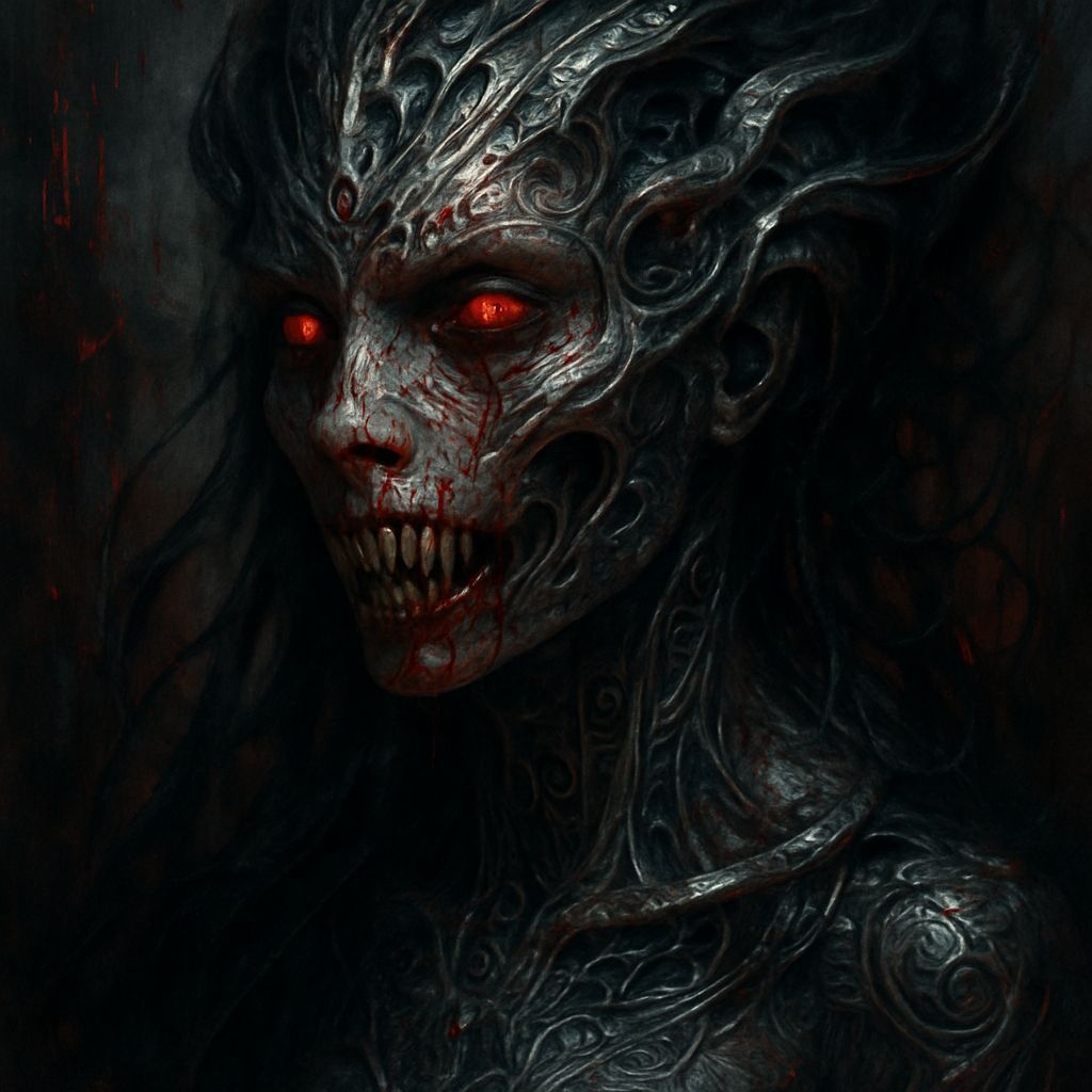Dark fantasy portrait,
