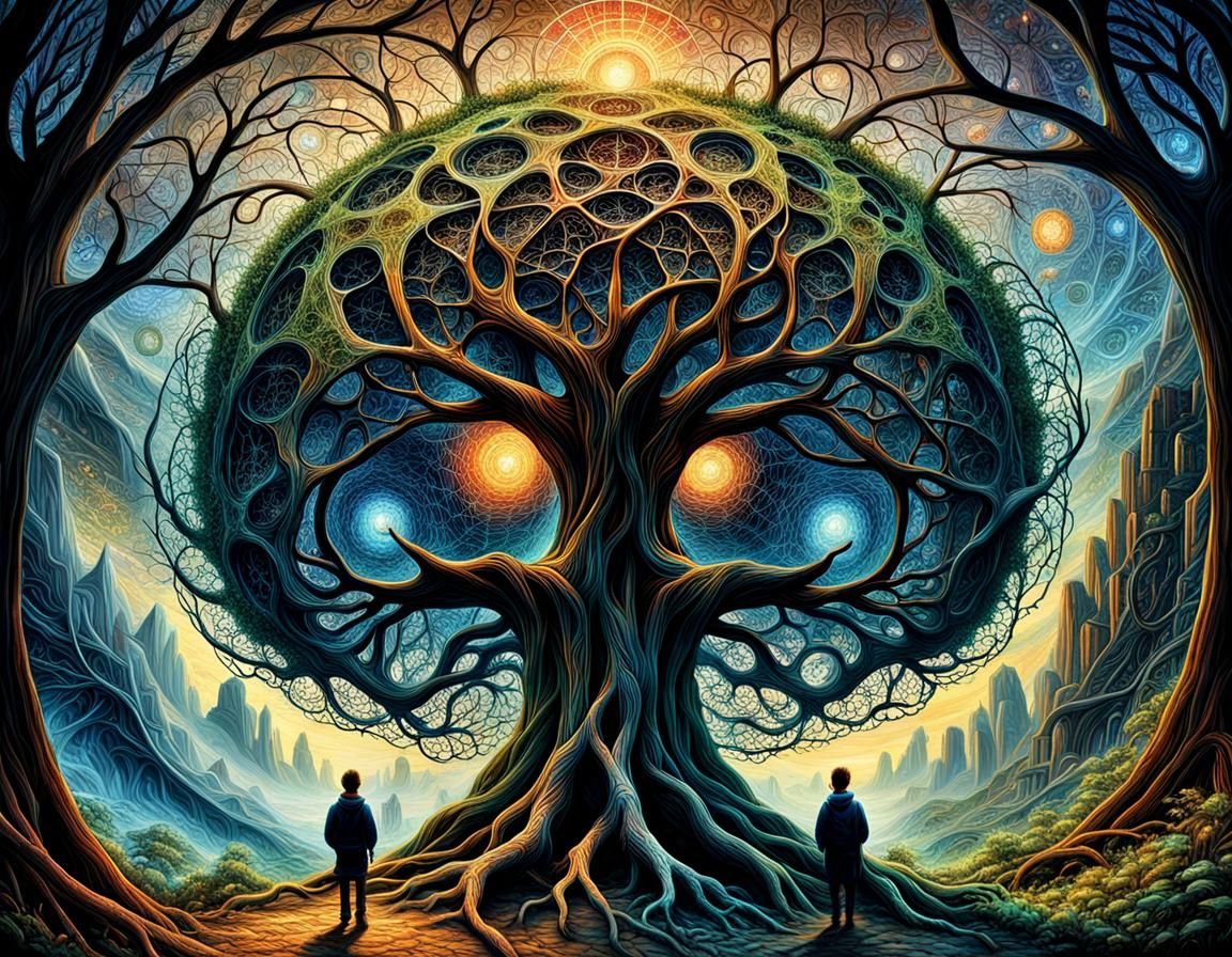 Wonder and awe at the sheer beauty and complexity of life on...