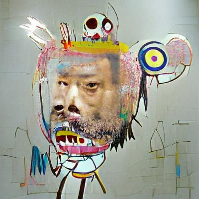 Pop Street Art Fusion Inspired by Masters