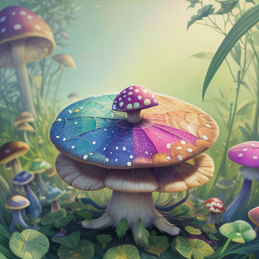 Whimsical Cutepunk Spider Illustration