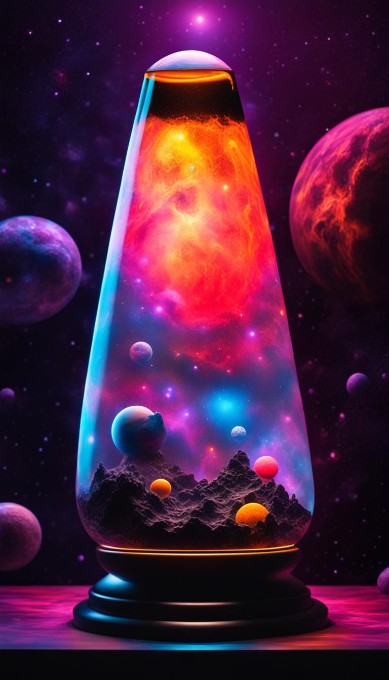 Nested Lava Lamps Containing Alien Universe