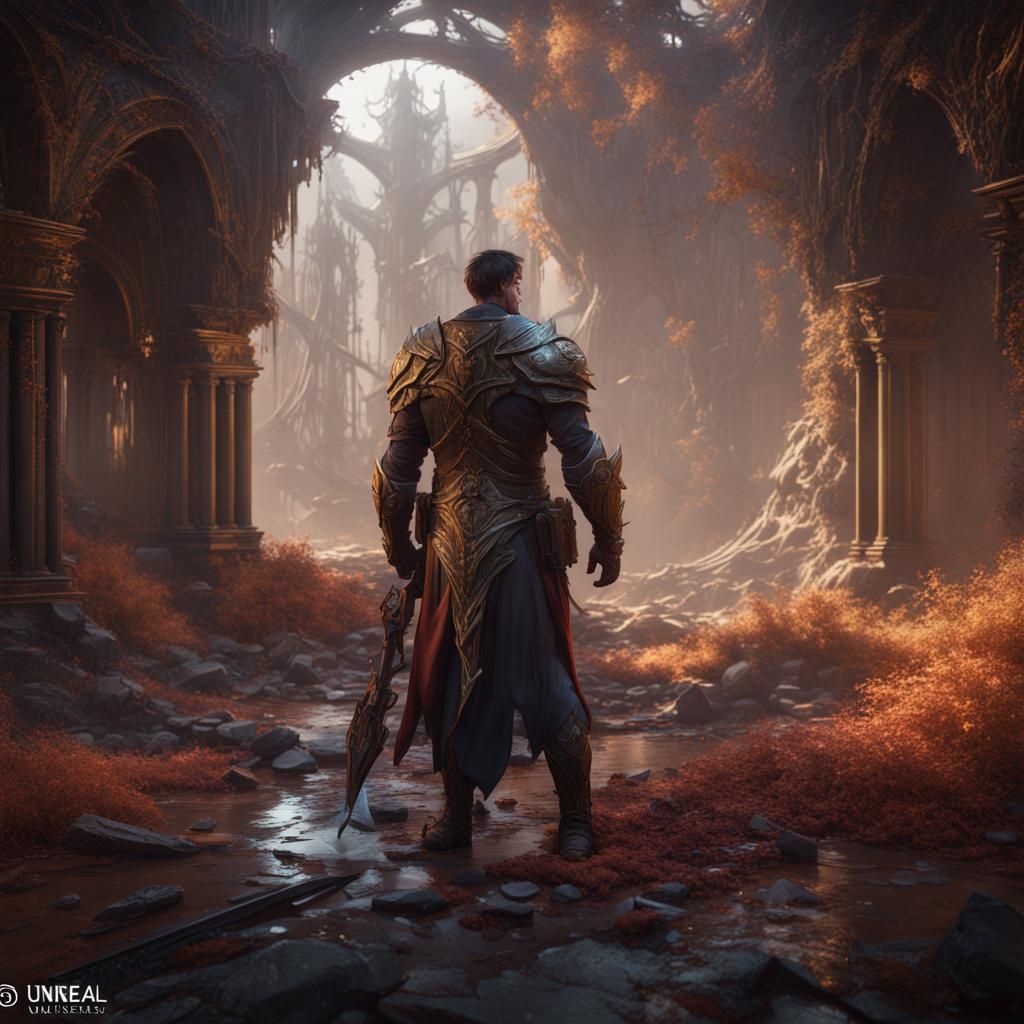 Fallen Hero: Detailed Matte Painting