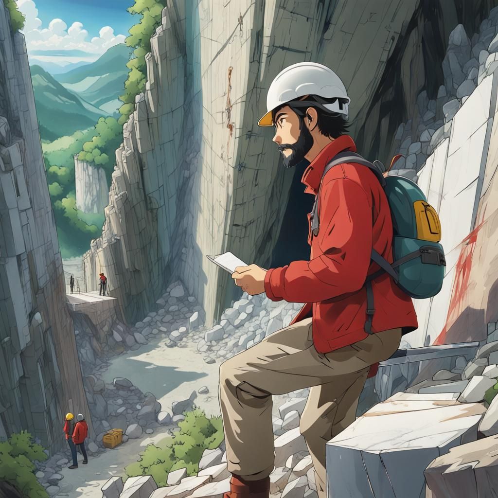 Marble Quarry Anime Key Visual by Makoto Shinkai