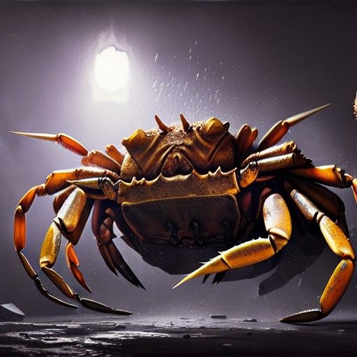 Hyperrealistic Spiked Fighter Creature, Detailed Rendering