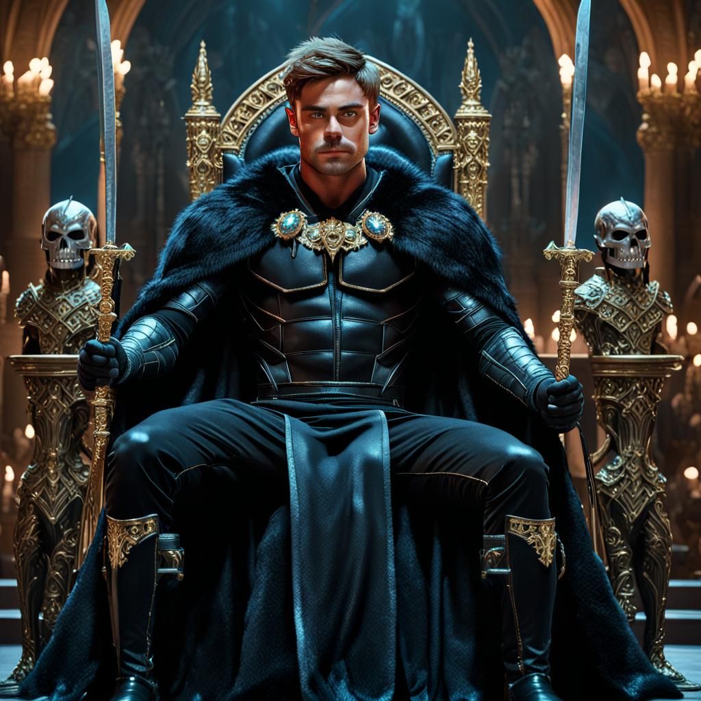 Hades as Dark Fantasy Warrior King