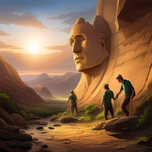 Archaeologists Discover Ancient Artifact with Dramatic Light...