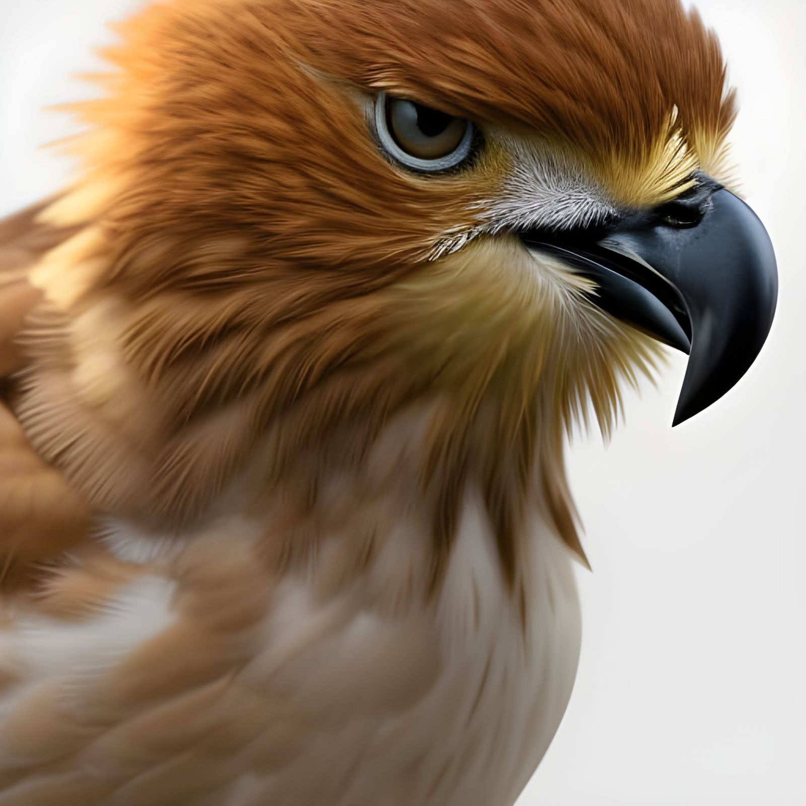 Golden Parrot Pencil Sketch Portrait