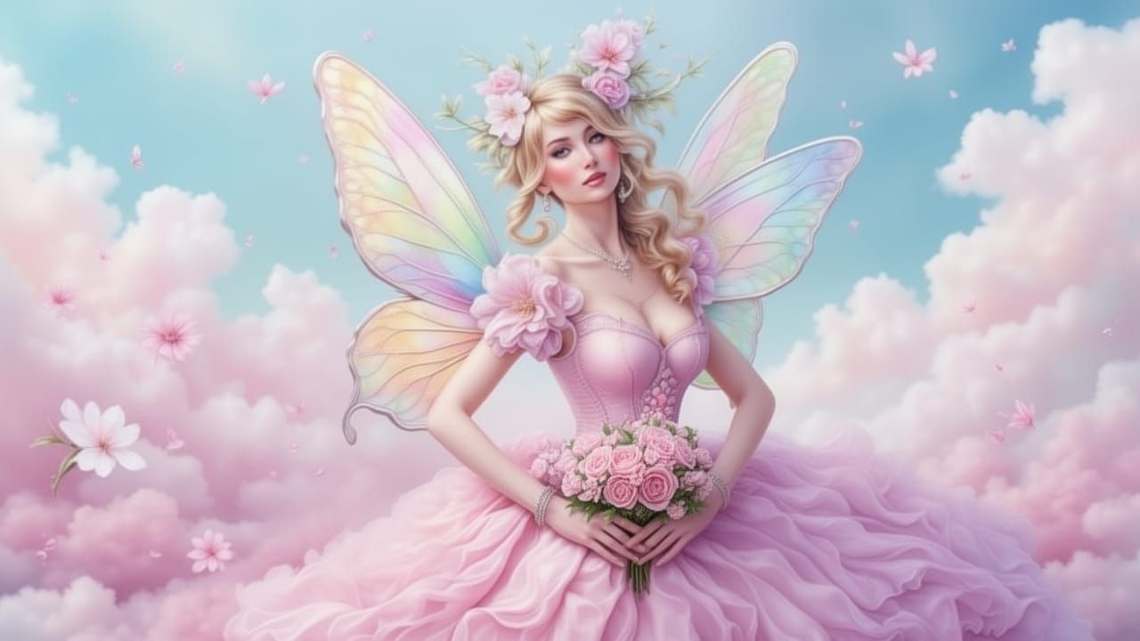 Pink & Pretty Fairy