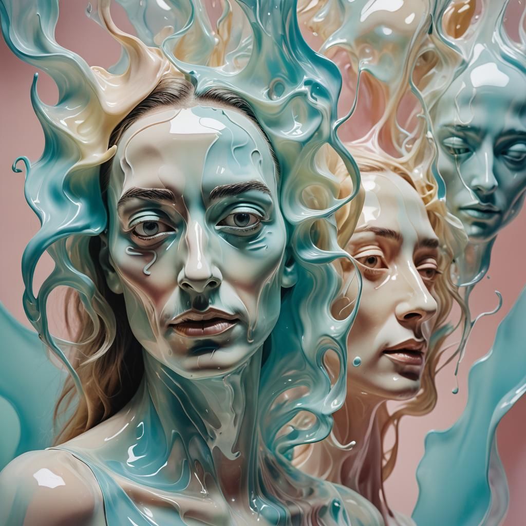 Surreal Identity Portrait in Dali-Inspired Style