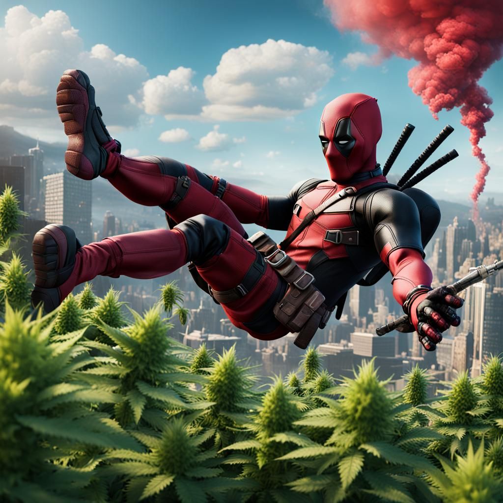 Deadpool's Weed-Fueled Flight of Fantasy