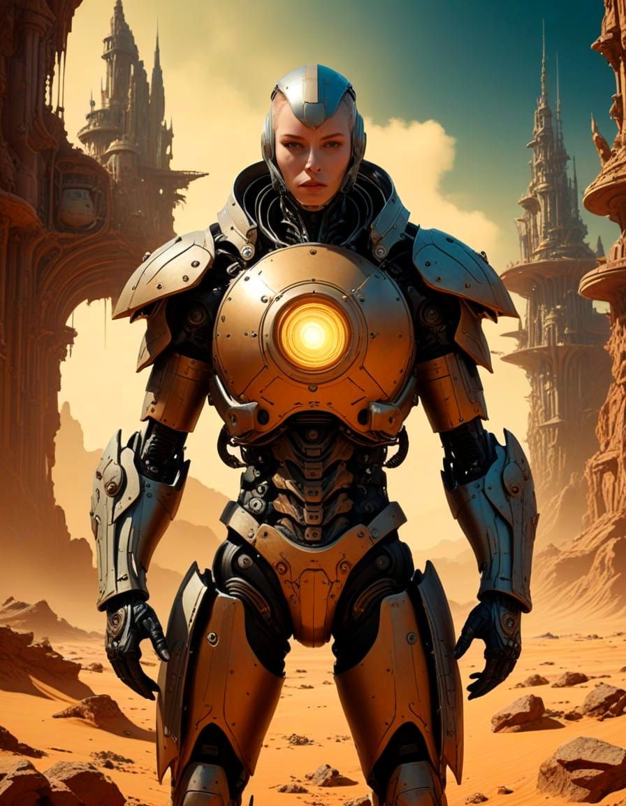 Armored Superheroine