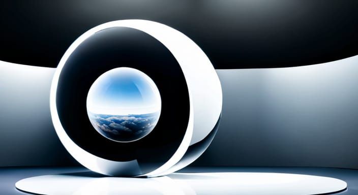 Mirrored Sphere Illusions in Mirrored Cube